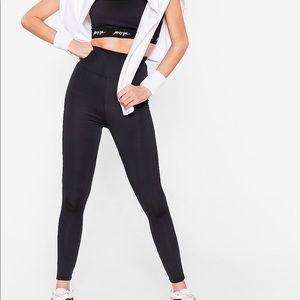 Nasty Gal High Waisted Workout Leggings